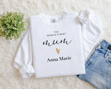 White - Gildan 18000 - Mockup