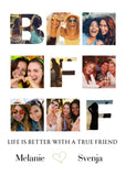 Personalisiertes Poster "Life is better with a true Friend"